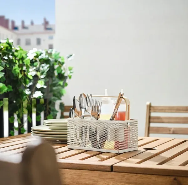 Multipurpose_Metal_Mesh_Cutlery_&_Desk_Organizer_Caddy_with_Wooden_Handle_�_Durable_Countertop_Storage_for_Kitchen_Utensils,_Stationery,_Dining_Tables_&_Office_Desks,_White