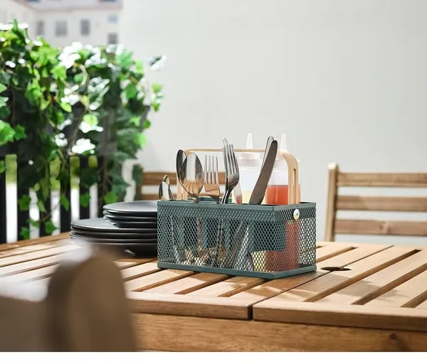 Multipurpose_Metal_Mesh_Cutlery_&_Desk_Organizer_Caddy_with_Wooden_Handle_�_Durable_Countertop_Storage_for_Kitchen_Utensils,_Stationery,_Dining_Tables_&_Office_Desks,_Green