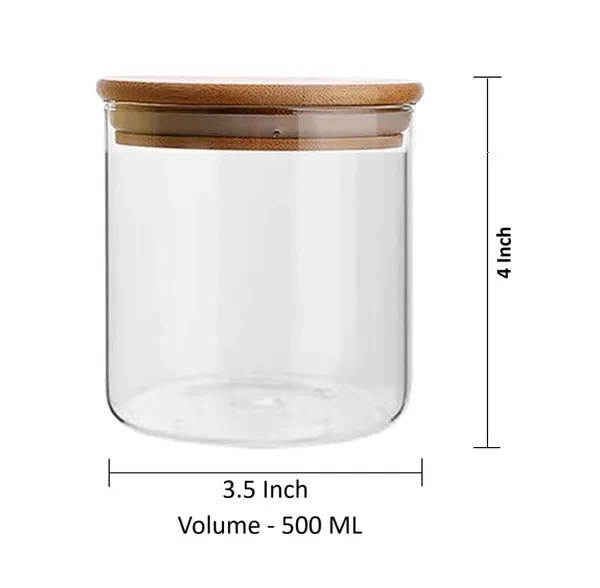 500_ML_Airtight_Glass_Storage_Jars_with_Bamboo_Lid_Clear_Snack_Containers_for_Kitchen_Dry_Fruit,_Nuts_&_Pantry_Organiser,_2_Pieces