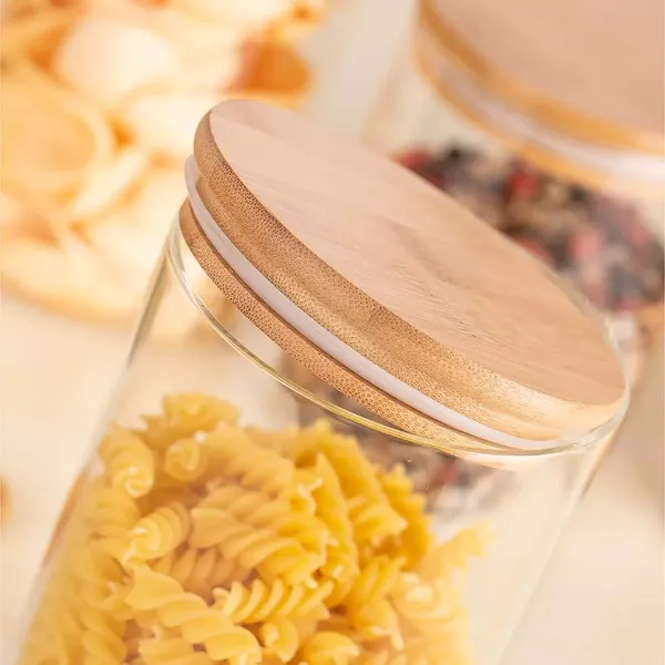 500_ML_Airtight_Glass_Storage_Jars_with_Bamboo_Lid_Clear_Snack_Containers_for_Kitchen_Dry_Fruit,_Nuts_&_Pantry_Organiser,_2_Pieces