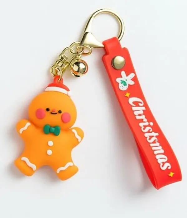 2_pcs_Merry_Christmas_Theme_Cute_Keychain_Bag_Keychain_Key_Holder_Christmas_Party_Gift_Giveaways_Pendants_Key_Chain_Gifts,_Multicolor