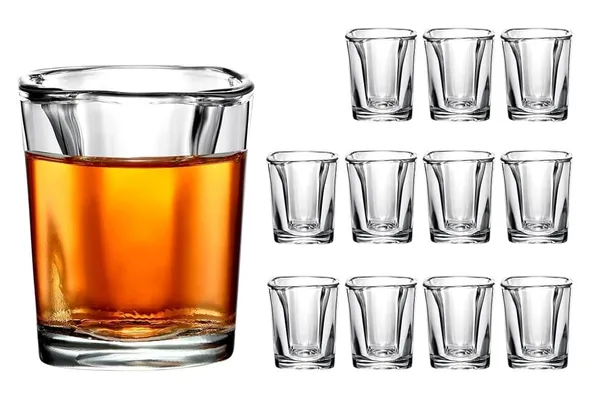Pack_of_12,_75_ML_Square_Shaped_Tequila_Vodka_Whisky_Shot_Glass,_Peg_Measurer_Glasses,_Short_Glass_Set_for_Whiskey,_Tequila,_Vodka,_Clear