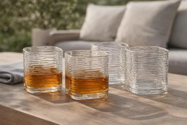 Set_of_4,_Premium_Square_Wave_Textured_Whisky_Glass_Set_�_370_ml_Crystal_Clear_Glasses_for_Whisky,_Cocktails,_Juice_&_Drinks_�_Elegant_Old_Fashioned_Tumblers_for_Home_&_Bar