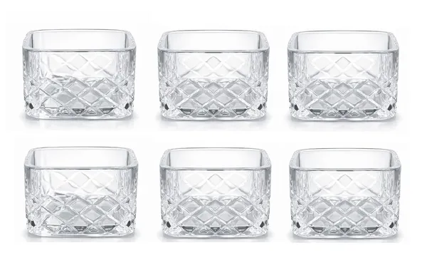 Square_Shaped_Brick_Pattern_Glass_Dessert_Bowls_�_Set_of_6_|_Elegant_Custard,_Yougart,_Nuts,_Ice_Cream_&_Parfait_Serving_Bowls_for_Home_&_Parties,_300_ML