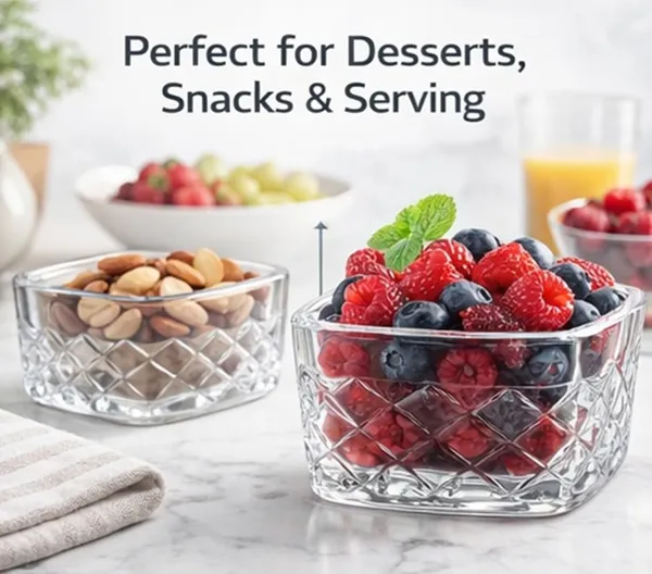 Square_Shaped_Brick_Pattern_Glass_Dessert_Bowls_�_Set_of_2_|_Elegant_Custard,_Yougart,_Nuts,_Ice_Cream_&_Parfait_Serving_Bowls_for_Home_&_Parties,_300_ML