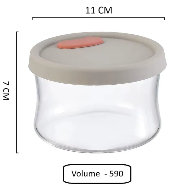 2_Piece,_510_ML_Glass_Food_Storage_Container_with_Silicone_Lid_Airtight,_Leakproof_&_Microwave_Safe_|_Transparent_Kitchen_Storage_Box_for_Fruits,_Snacks_&_Leftovers