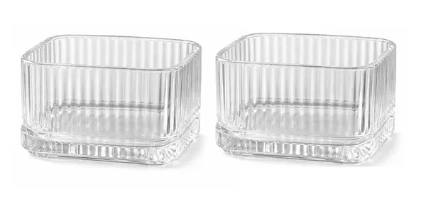 Set_of_2,_Square_Shaped_Flutted_Glass_Dessert_Bowls,_Elegant_Custard,_Yougart,_Nuts,_Ice_Cream_&_Parfait_Serving_Bowls_for_Home_&_Parties,_350_ML