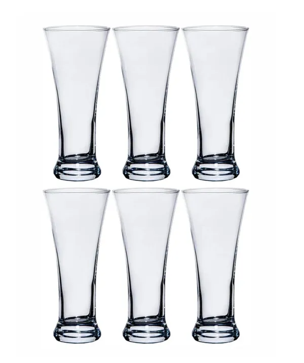 _Pack_of_4,_Beer_Juice_Pilsner_Glass_350_ML,_Heavy_Base_Tall_Bar_Glasses_for_Water,_Juice,_Cocktails,_Mocktail,_Lassi,_Milkshake_Mug,_Clear