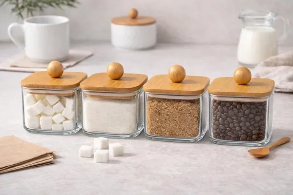 Set_of_4,_Small_Size_300_ML_Square_Borosilicate_Glass_Jar_with_Airtight_Leakproof_Bamboo_Lid_|_Kitchen_Storage_container_for_Sugar,_Coffee,_Tea_&_Spices