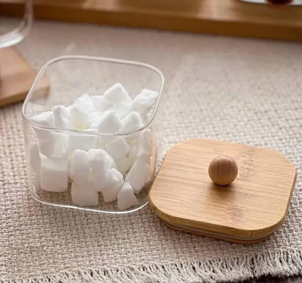 Set_of_2,_Small_Size_300_ML_Square_Borosilicate_Glass_Jar_with_Airtight_Leakproof_Bamboo_Lid_|_Kitchen_Storage_container_for_Sugar,Coffee,_Tea_&_Spices