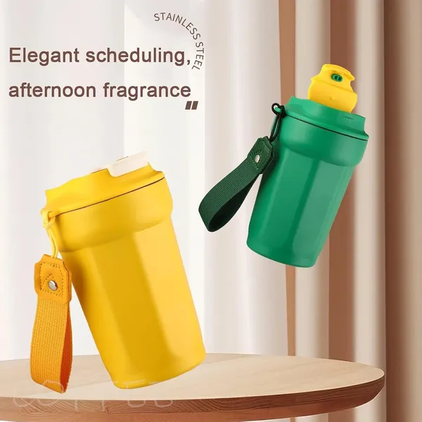 _Stainless_Steel_Travel_Coffee_Mugs_Tumbler_Insulated_Gym_Water_Bottle_with_Leak-Proof_Lid_Double_Wall_Thermal_Cup_for_Hot_Cold_Drinks,_450_ML,_Yellow
