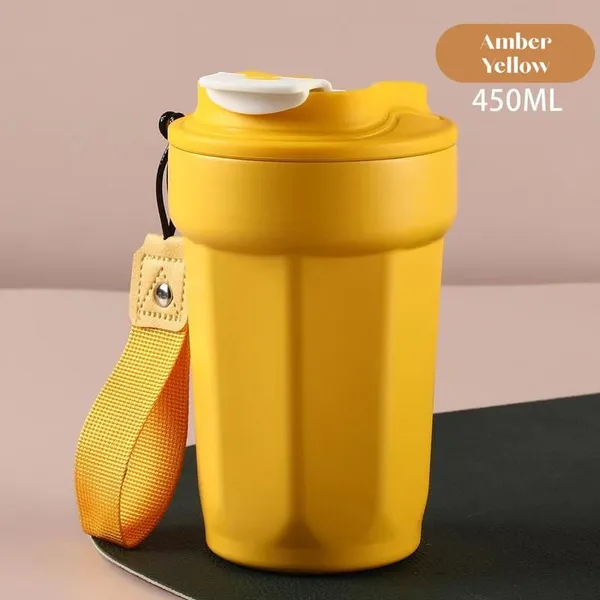 _Stainless_Steel_Travel_Coffee_Mugs_Tumbler_Insulated_Gym_Water_Bottle_with_Leak-Proof_Lid_Double_Wall_Thermal_Cup_for_Hot_Cold_Drinks,_450_ML,_Yellow