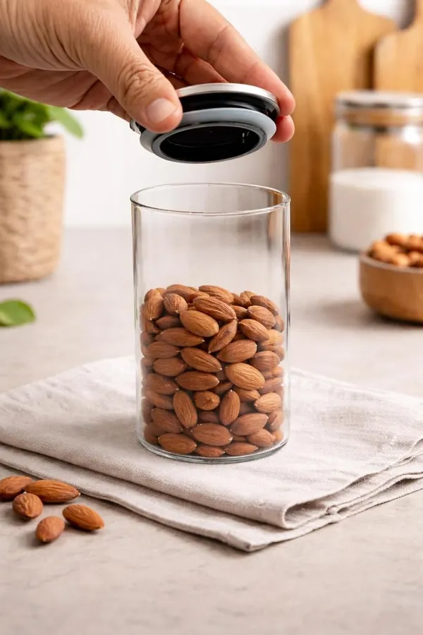 Pack_of_6,_Borosilicate_Glass_Storage_Jars_with_Airtight_Stainless_Steel_Lid_(320_ML)_|_Kitchen_Container_for_Dry_Fruits,_Nuts,_Spices_&_Snacks_|_Food_Grade,_Lead_Free