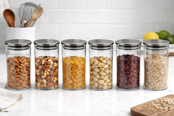 Pack_of_6,_Borosilicate_Glass_Storage_Jars_with_Airtight_Stainless_Steel_Lid_(320_ML)_|_Kitchen_Container_for_Dry_Fruits,_Nuts,_Spices_&_Snacks_|_Food_Grade,_Lead_Free