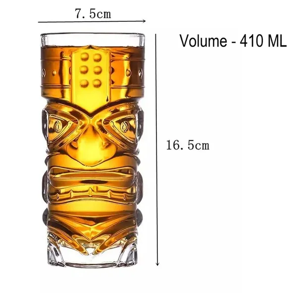_Tiki_Face_Highball_Glasses_410_ML_Modern_Bar_Cocktail_&Mocktail_Drinking_Glasses,_Highball_Lead-Free_Glasses,_Tumblers_for_Water,_Beer,_4_Pieces_Set