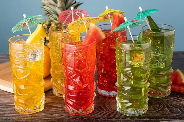 _Tiki_Face_Highball_Glasses_410_ML_Modern_Bar_Cocktail_&Mocktail_Drinking_Glasses,_Highball_Lead-Free_Glasses,_Tumblers_for_Water,_Beer,_4_Pieces_Set