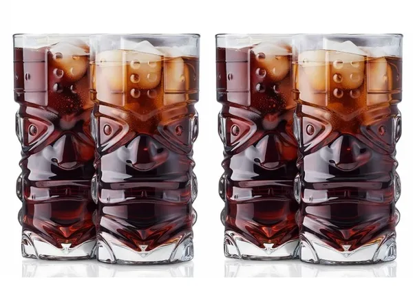 _Tiki_Face_Highball_Glasses_410_ML_Modern_Bar_Cocktail_&Mocktail_Drinking_Glasses,_Highball_Lead-Free_Glasses,_Tumblers_for_Water,_Beer,_4_Pieces_Set