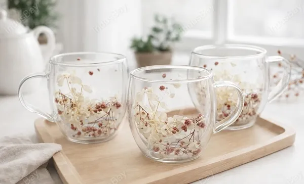 Double_Wall_Borosilicate_Glass_Mug_with_Faux_Dried_Flowers_�_Elegant_Insulated_Coffee/Tea_Cup_|_Transparent_Floral_Design_|_250ml_|_Ideal_for_Gifting,_Home_&_Office,_Boutique,_3_Pieces