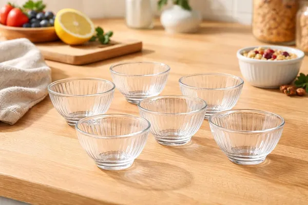 6_Pieces,_Glass_Chutney_Bowl_(75_ml)_|_Small_Ribbed_Glass_Dipping_Bowls_for_Sauce,_Chutney,_Pickle,_Mayo_|_Transparent_Condiment_Bowls_for_Dining_Table