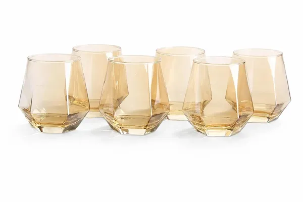 Pack_of_6,_Premium_Golden_Tinted_Whiskey_Glass_|_Hexagonal_Geometric_Faceted_Glass_Tumbler_|_Gold_Finish_Drinking_Glass_for_Water,_Juice,_Cocktails_&_Scotch,_330ML