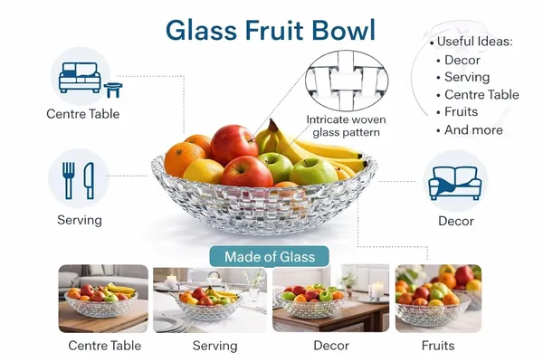 10_Inch_Elegant_Crystal_Glass_Fruit_Bowl_|_Decorative_Serving_Bowl_for_Dining_Table_&_Kitchen_|_Transparent_Designer_Fruit_Basket