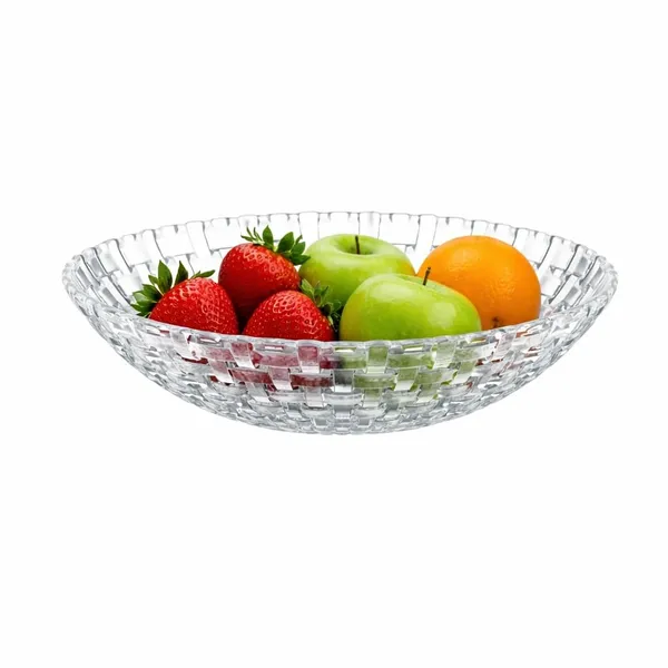 10_Inch_Elegant_Crystal_Glass_Fruit_Bowl_|_Decorative_Serving_Bowl_for_Dining_Table_&_Kitchen_|_Transparent_Designer_Fruit_Basket