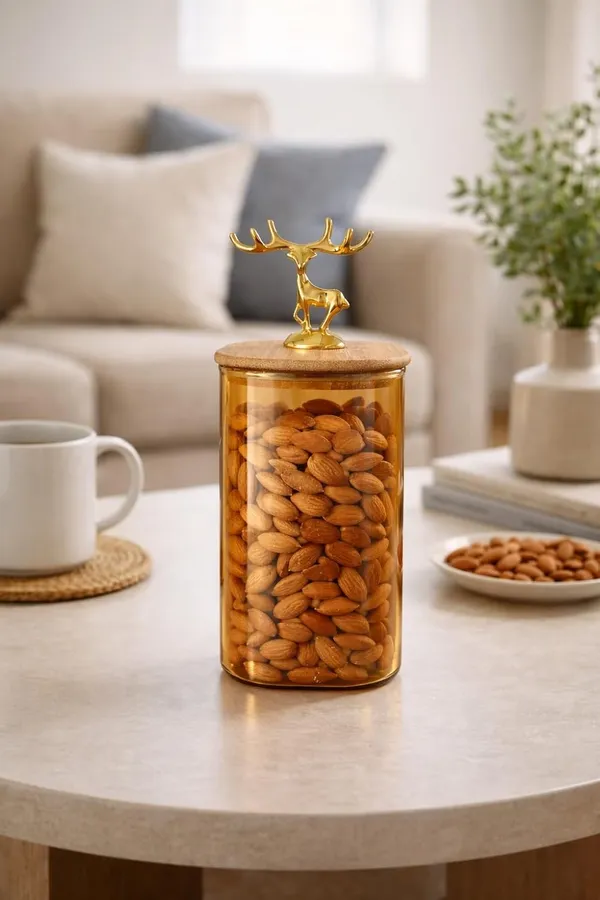 Pack_of_1,_Square_Borosilicate_Glass_Kitchen_Storage_Jars_with_Golden_Deer_Handle_&_Bamboo_Lid_|_Airtight_Silicone_Seal_Containers_for_Cookies,_Snacks,_Dry_Fruits,_Namkeen_750_ML_each