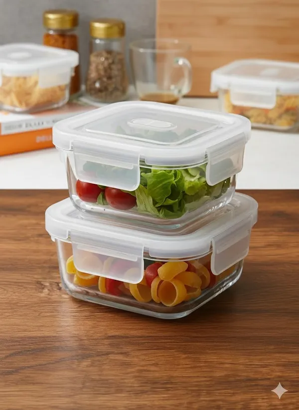Pack_of_2,_310_ML_Square_Borosilicate_Glass_Food_Storage_Container_with_Airtight_Lid_|_Microwave,_Oven_&_Freezer_Safe_|_Leak_Proof,_BPA_Free_|_Ideal_for_Meal_Storing_&_Serving