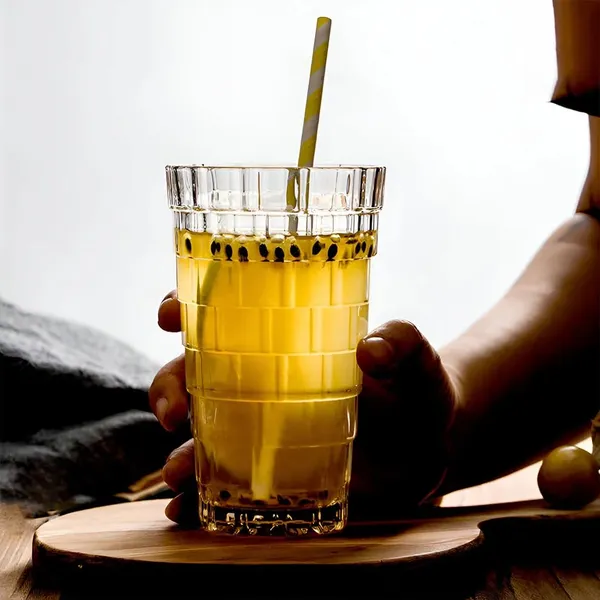 4_Pieces,_Premium_Texture_Step_Juice_Mojito_Glasses_Luxury_Stack_Highball_Tumbler_Glasses_|_Cocktail_Glasses_|_Perfect_for_Cocktails,_Water,_Icetea_&_Mixed_Drinks,_Transparent