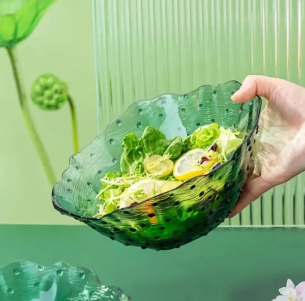 Decorative_Green_Glass_Fruit_Bowl_(8_Inch_/_20_cm)_|_Textured_Design_|_Lead-Free_Glass_Serving_Bowl_for_Fruits,_Salad_&_Snacks_|_Modern_Table_Centerpiece_|_Kitchen_&_Dining_Use