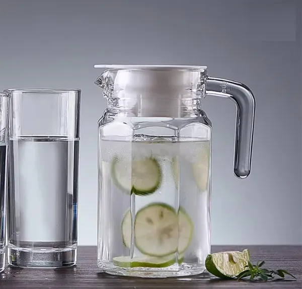 550_ML_Glass_Jug_Fridge_Door_Pitcher_with_Lid_for_Breakfast_Milk_Orange_Juice_Beverages_Water_Carafe_Small_Jugs_Iced_Tea_Fruit_Drink_for_Home_Kitchen_&_Cafe