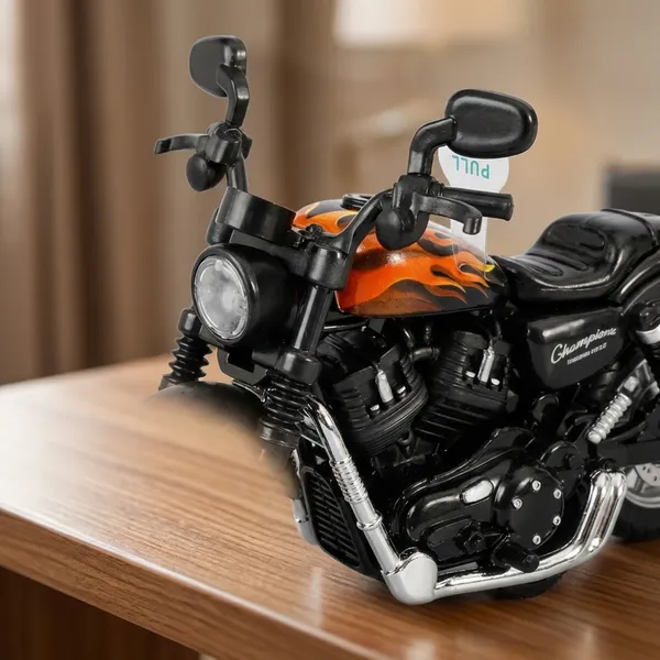1:14_Scale_Flame_Red_Harley_Motor_Bike_Die-Cast_Metal_Alloy_Body_Model_Pull_Back_Bike_Motorcycle_Toy_with_Movable_Steering,_Music_&_LED_Light_for_Kids_-_Flame