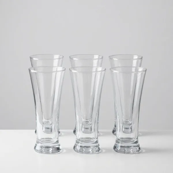 _Pack_of_4,_Beer_Juice_Pilsner_Glass_350_ML,_Heavy_Base_Tall_Bar_Glasses_for_Water,_Juice,_Cocktails,_Mocktail,_Lassi,_Milkshake_Mug,_Clear