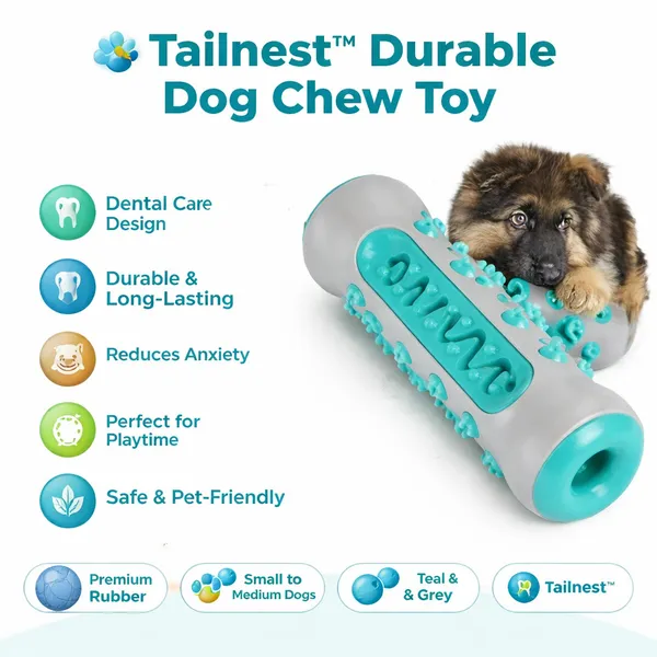 (Pack_Of_2)_Hair_Shedding_Brush_For_Pet_Sky_Blue_Black_And_Rubber_Squeaky_Toy_For_Dog_Multicolor