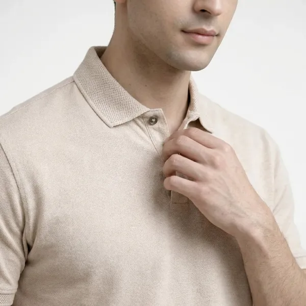 Beige_Jacquard_Polo