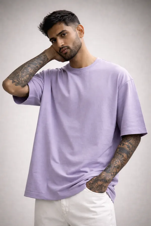 Lilac_Grey_Oversized_T_Shirt
