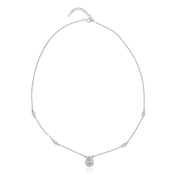 Elegant_Teardrop_Diamond_Pendant_Necklace_With_Halo_Design