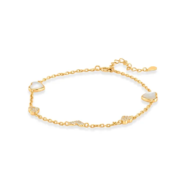 Pearl_Heart_Charm_925_Silver_Bracelet