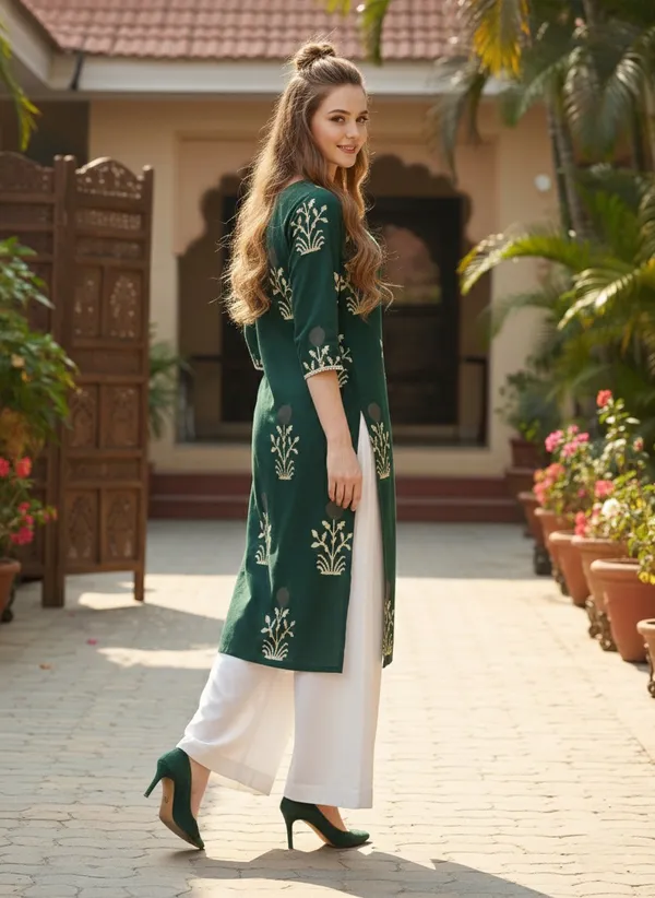 Elegant_Green_Embroidered_Kurti