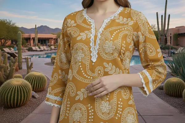 Mustard_Yellow_Ethnic_Kurta_Set_With_Floral_Print