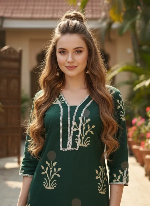 Elegant_Green_Embroidered_Kurti