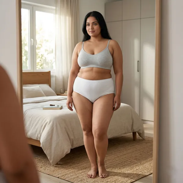 Omniva_Women_Hipster_White_Panty