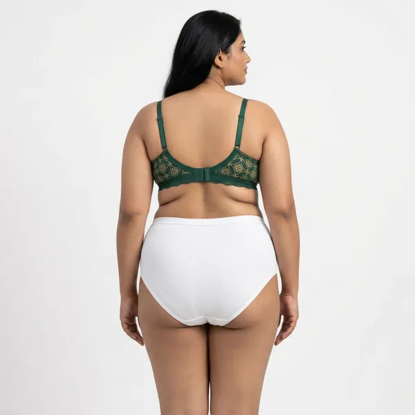 Omniva_Women_Hipster_White_Panty