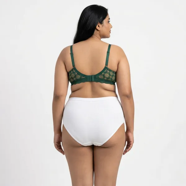 Omniva_Women_Hipster_White_Panty