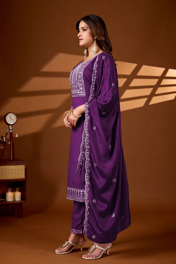 Purple_Embroidered_Kurta_Set_With_Dupatta_Women's_Ethnic_Wear