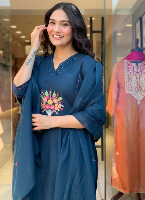 Women's_Teal_Blue_Embroidered_Kurta_Set_With_Dupatta_Ethnic_Wear