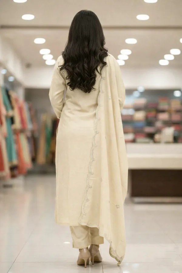 Elegant_Cream_Unstitched_Suit_Material_With_Golden_Embroidery_Work