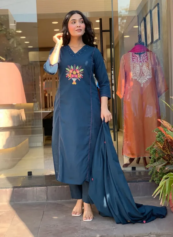 Women's_Teal_Blue_Embroidered_Kurta_Set_With_Dupatta_Ethnic_Wear