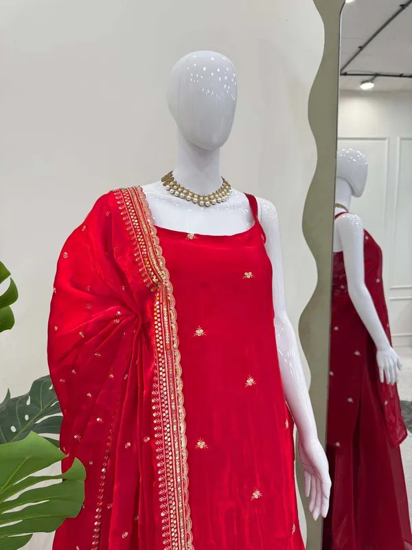 Red_Embroidered_Ethnic_Salwar_Suit_Set_With_Dupatta