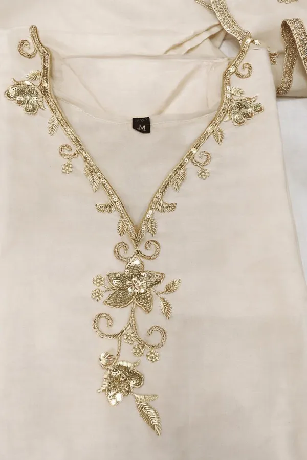 Elegant_Cream_Unstitched_Suit_Material_With_Golden_Embroidery_Work